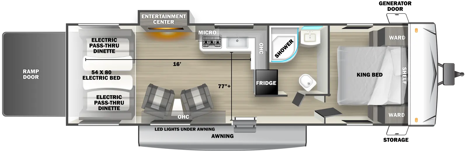 Sandstorm 2700SRS Floorplan